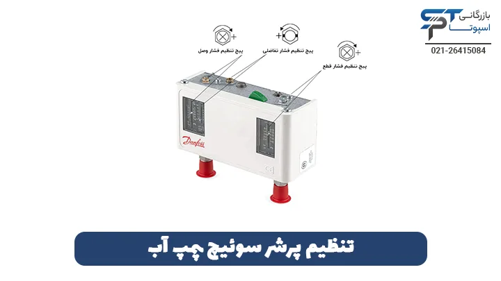 تنظیم پرشر سوئیچ پمپ آب - بازرگانی اسپوتا